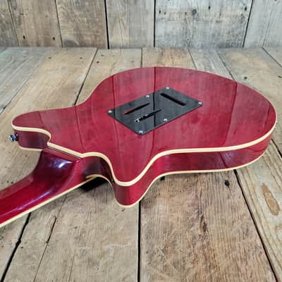 Harley Benton BM-75 DLX Brian May Red Special Replica - Transparent Red image 15