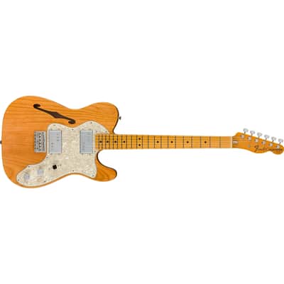 Fender American Vintage II 1972 Telecaster Thinline Maple Fingerboard - Aged Natural image 4