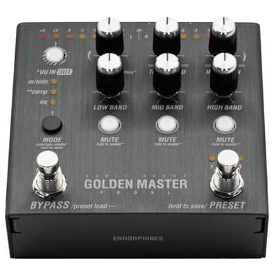 Endorphin.es Golden Master Multi-Band Compressor Pedal (Black) image 2