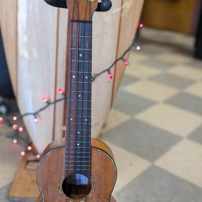 1999 Mele 6-String Ukulele - All Solid Koa Body / Ebony Details w/ Hardshell Case image 3