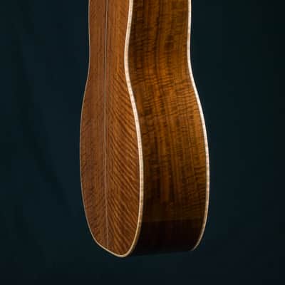 Huss and Dalton 0-SP Parlor 12-Fret Figured Black Walnut and and Bearclaw Sitka Spruce Sunburst Custom NEW image 21