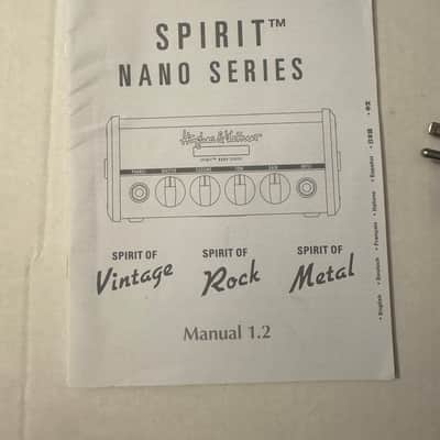Hughes & Kettner Spirit Nano Spirit of Metal 25-Watt Mini Guitar Amp Head 2020 - 2021 - Black image 6