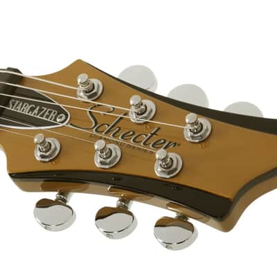 Schecter DIAMOND SERIES Stargazer-6 Vibrato Metallic Gold 6-String Electric Guitar image 3