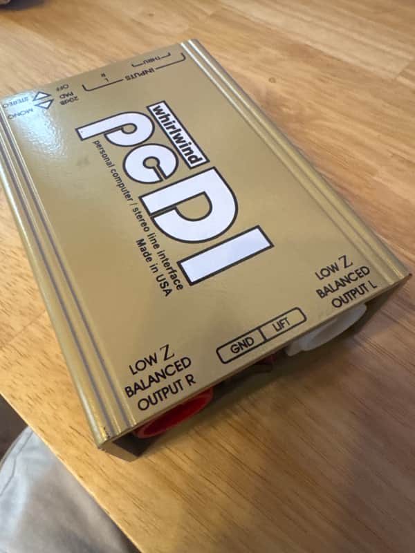 Whirlwind pcDI 2-Channel Multimedia Direct Box / DI - Gold Edition (2019) image 1