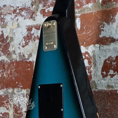 Aria Pro II XX Deluxe V 1982 Blue Black Sunburst MIJ Japan Matsumoku image 10