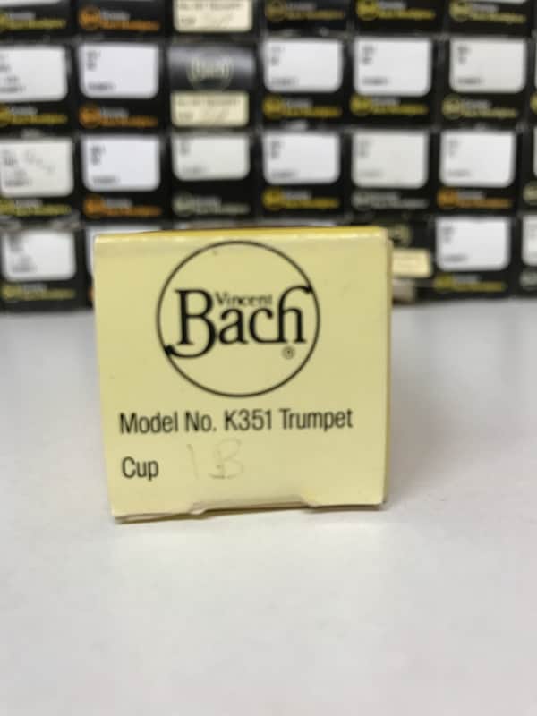 Bach K3511B Megatone Trumpet Mouthpiece - 1B Cup image 1