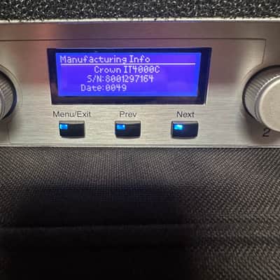 Crown I-Tech Series I-T4000 2-Channel Power Amplifier 2000s - Silver image 5