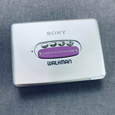 Sony EX999 Walkman Near Mint Silver ! Super Rare 2 Magnetic Heads ! Working ! #3388 image 2