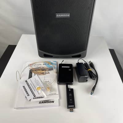 Samson XP106wDE Expedition Rechargeable Portable PA System, Wireless Headset Microphone, 100W image 1