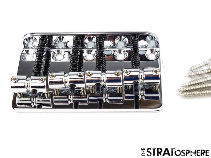 Fender Player Jaguar Bass 4-Saddle Standard, BRIDGE, Chrome image 1