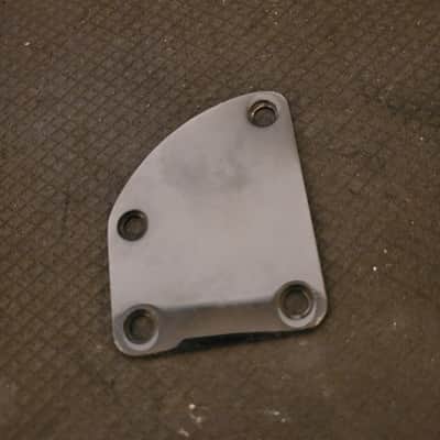 Squier HM Neck Plate 1989 Black Chrome image 1