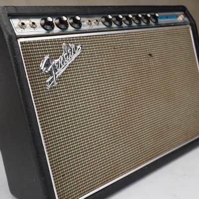 1968 Fender Deluxe Reverb AB763 Silverface 1x12 Combo Amp #59042 image 20