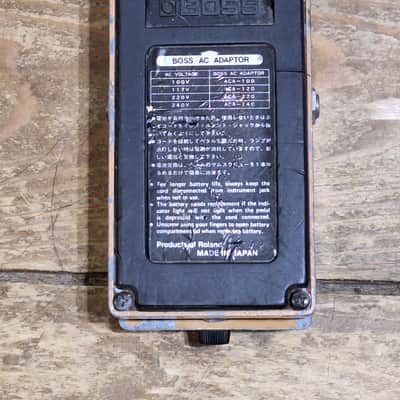 Original Boss TW-1 T Wah (Black Label) 1977 - 1979 - Yellow - image 4