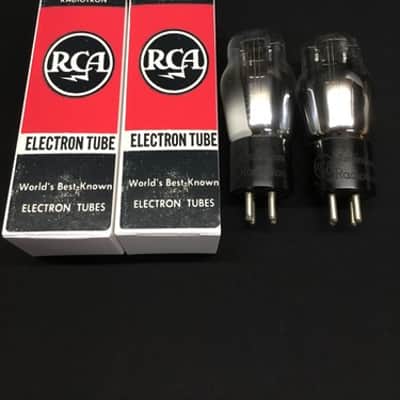 NICE PAIR RCA Cunningham 80 RECTIFIER Radio Audio Amp VACUUM TUBES 13.9329 image 1