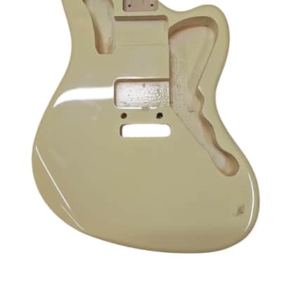Cream Poplar Guitar Jamzzmaster Style Body image 1