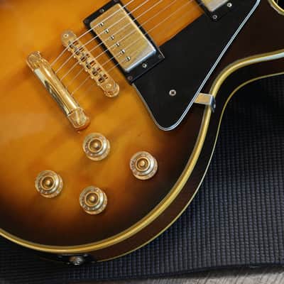 1978 Gibson Les Paul Custom Electric Guitar Tobacco Sunburst + OHSC image 6