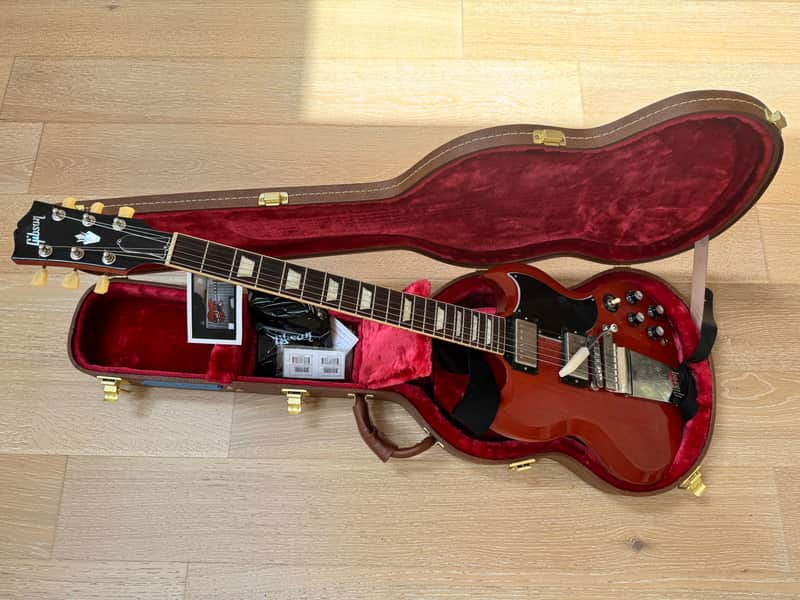2021 Gibson SG Standard '61 with Maestro Vibrola - Vintage Cherry image 1