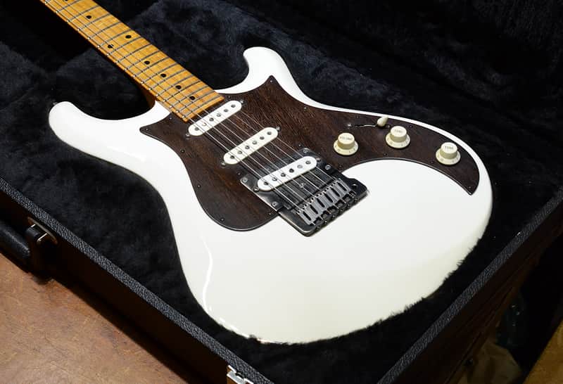 Knaggs Severn Trem T3 Flame Maple Neck White 2016' image 1