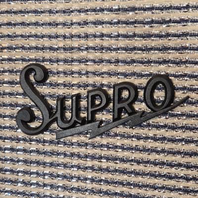 Supro 1624T Dual Tone Reissue 24-Watt 1x12" Guitar Combo Blue Rhino image 2