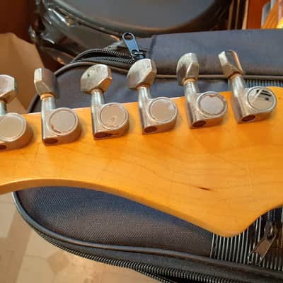 Cort Strat Copy SSS Tremolo 2003 Relic'd Dark Burst w/Bag by Guitars For Vets image 17
