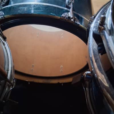 Gretsch Catalina Birch 7x8/ 8x10 / 9x12 / 14x14 / 18x22 / 5.5x14" 6pc Drum Kit 2004 - 2006 - Caribbean Blue Shell Pack image 14