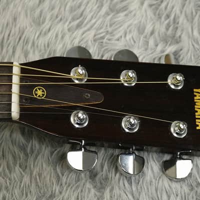 Vintage 1970's made Yamaha Acoustic Guitar FG-152 Orange Label Made in Japan image 4