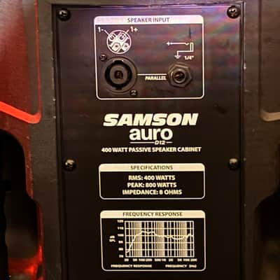 Samson Auro D12 400 Watt Passive Speaker Cabinets image 12