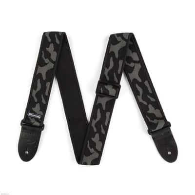 DUNLOP D38-10GY CAMMO Grey Guitar Strap image 1