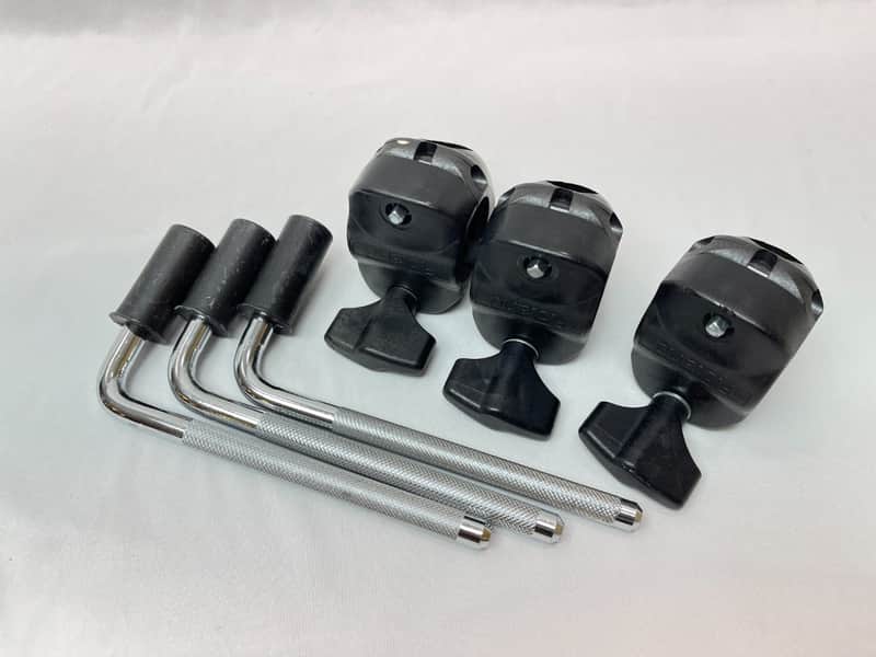THREE Roland MDH-10U V-Drum Cymbal Rack Clamp MDH10U Mount L-Rod for MDC10U image 1