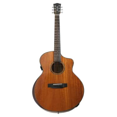Willow Creek FX-PG44 Mahogany Deluxe Acoustic Grand Auditorium Guitar w/ Effects & Bluetooth image 5