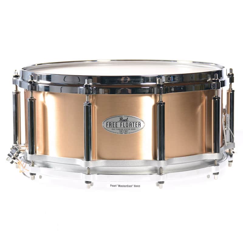 Pearl FTPB1465 Free-Floating 14x6.5" Phosphor Bronze Snare Drum image 1