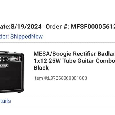 MESA/Boogie Rectifier Badlander 25 1x12 25W Tube Guitar Combo Amp Black image 4