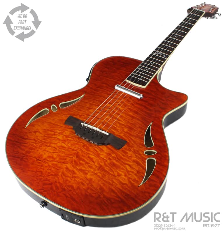 Crafter SA-QMOS Slim Arch Electro Acoustic Guitar in Orange