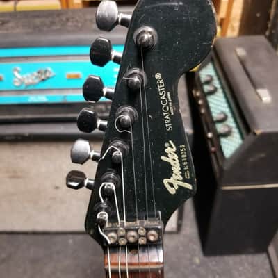 MIJ Floyd Rose Fender Stratocaster 1984 Black image 7
