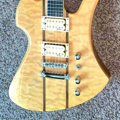 B.C. Rich Mockingbird nj Exotic  Classic Natural electric guitar made in Korea image 1