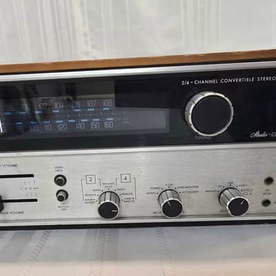 Fisher 304 2/4 Channel Stereo Receiver 1972 - Silver & Wood image 8