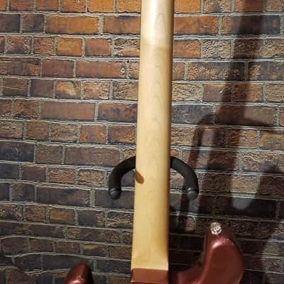 D. Lakin Joe Osborn Greg Rzab Custom 4-String Fretless Bass Burgundy Mist image 7