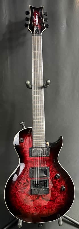Jackson Pro Series Signature Diamond Rowe Monarkh DR12MG Electric Guitar Dark Rose w/ Gig Bag image 1