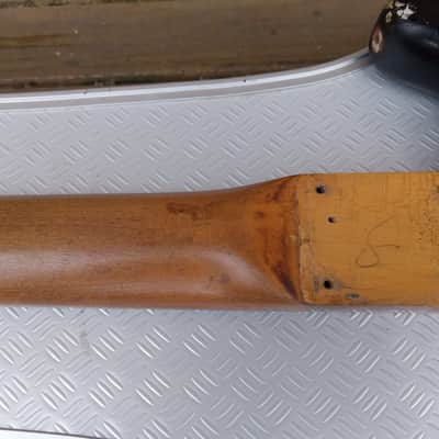 Vintage 1966 Fender Mustang Electric Guitar Body/Neck Husk Project w/ Stone Hardshell Case! image 16