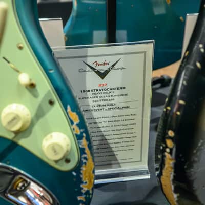 (Pre-Order) Fender 1960 Stratocaster - Journeyman Relic - Custom Built - Summer Event Special Run, Super Aged Ocean Turquoise - 2026 Summer Dealer Event #37 image 2