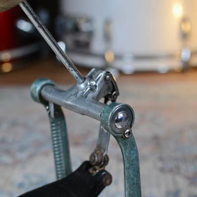 Premier '250' Vintage Bass Drum Pedal with Vintage Wood Beater - 1958 image 3