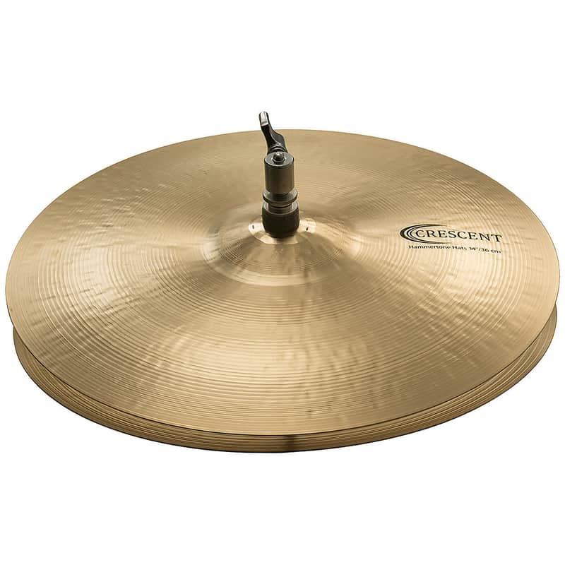 Sabian 14" Crescent Series Hammertone Hi-Hat Cymbals (Pair) image 1
