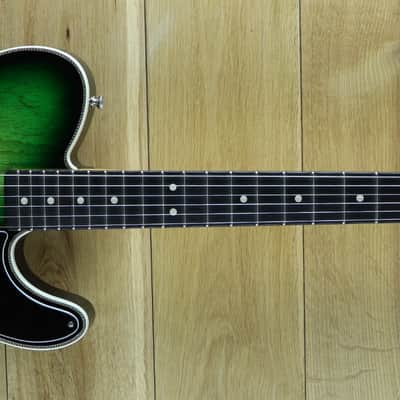 Fender Custom Shop Ron Thorn Masterbuilt Thinline Tele Greenburst ,Vibra-Dyne Vibrato R109988 image 9