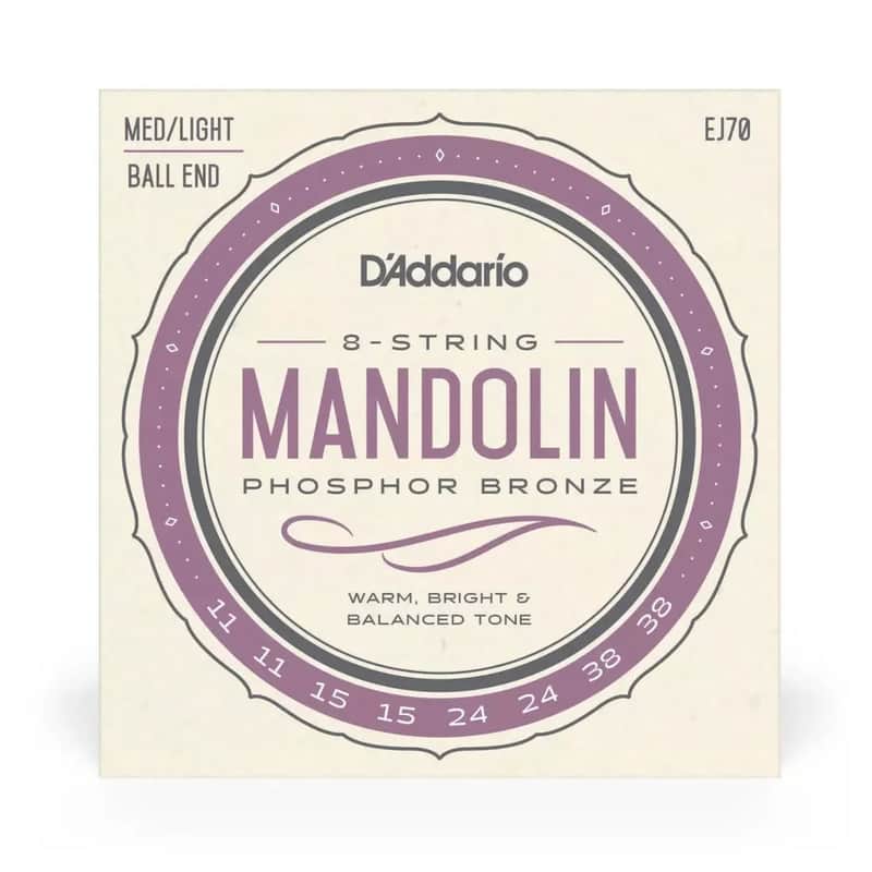 D'Addario #EJ70 - 8-String Mandolin Phosphor Bronze Strings, 11-38 image 1