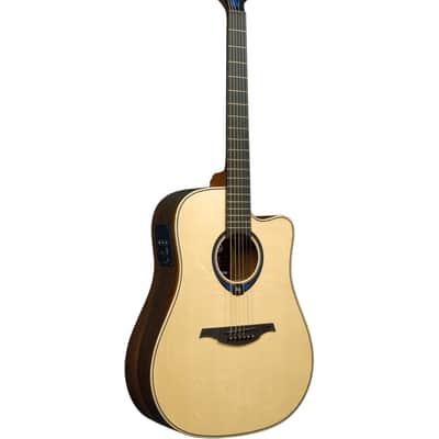 Guitare Folk Electro Lag THV30DCE HyVibe 30 Dreadnought Cutaway image 1