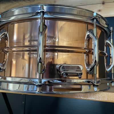 Pearl STA1465PB SensiTone 14x6.5" Premium Beaded Phosphor Bronze Snare Drum 2014 - 2020 - Bronze image 3