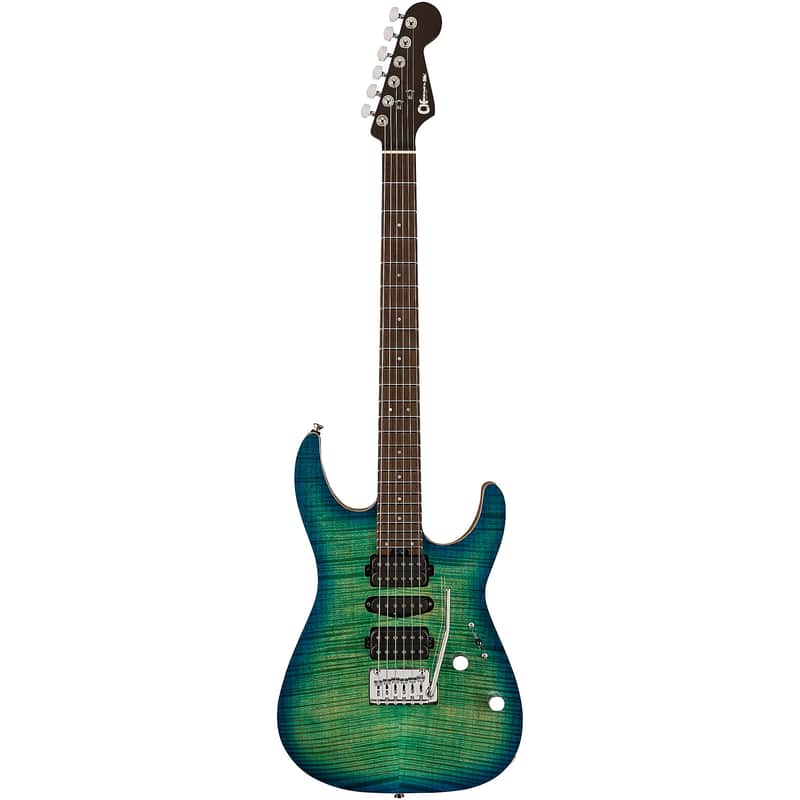 Charvel MJ Dinky DK24 HSH 2PT W MAH FM | Reverb