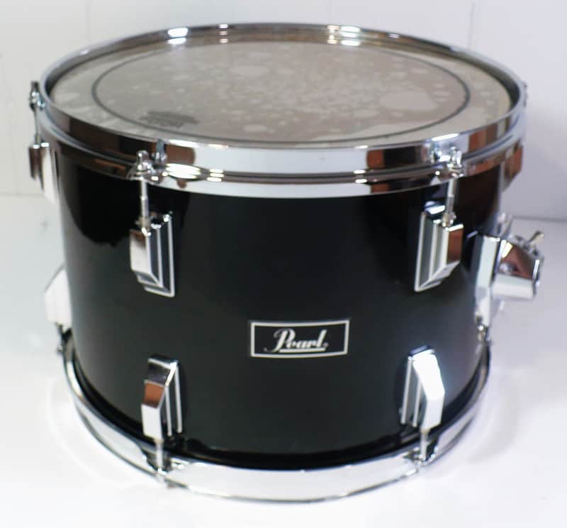 Pearl 13 x 9 Mounted Tom / Gloss Black Wrap / Early Export? image 1