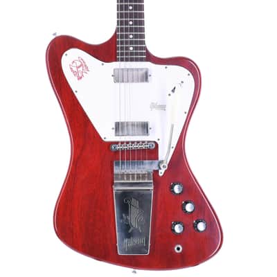 Gibson Custom 1965 Non Reverse Firebird V With Maestro Vibrola VOS, Cherry Red image 1