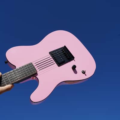 Schecter DIAMOND SERIES Machine Gun Kelly Signature PT - Pink Left Handed 6-String Electric Guitar (2023) image 1